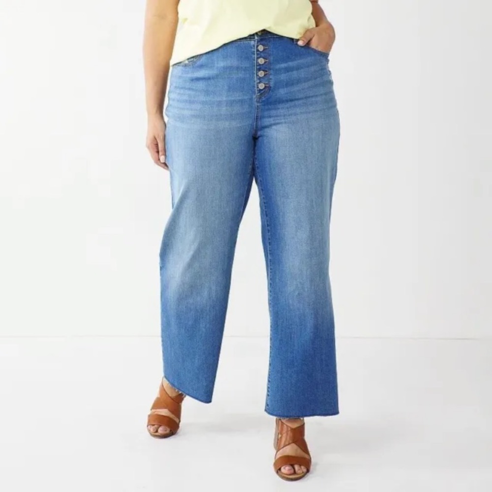 Sonoma Jeans - Wide Leg - Button Fly. NWT. - Picture 4 of 4